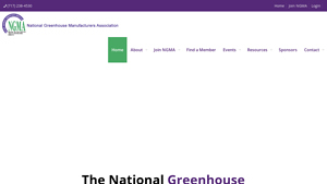 NGMA - To represent and advance the interests of the greenhouse ... - national manufacturer association