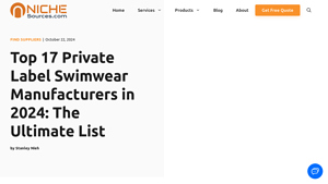 Top 17 Private Label Swimwear Manufacturers in 2024: The ... - NicheSources - bikini manufacturer