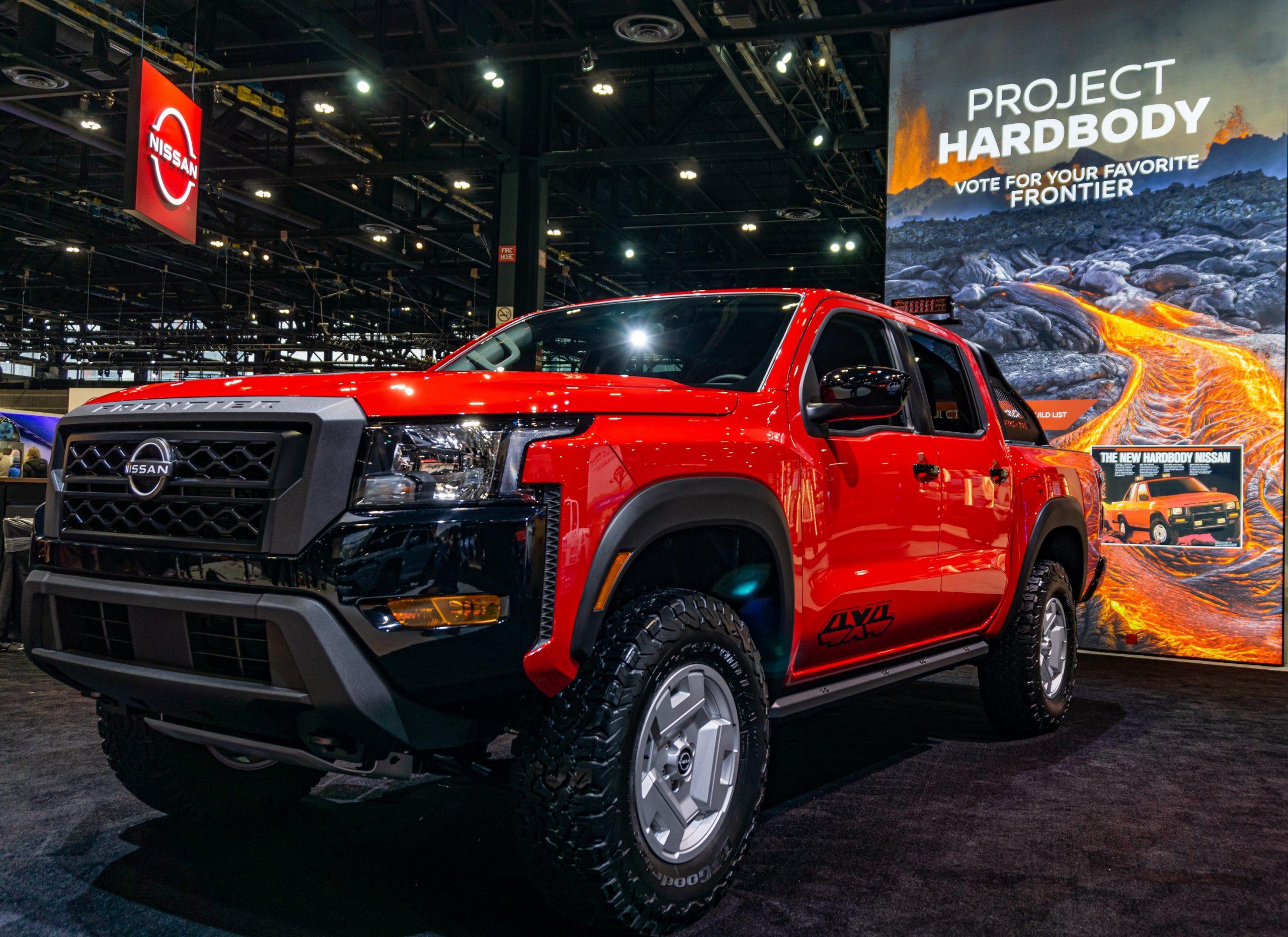 A relevant stock photo of nissan frontier 2022 custom in a typical setting.
