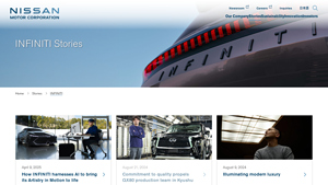 INFINITI | Stories | Nissan Motor Corporation Global Website - infiniti automobile manufacturer