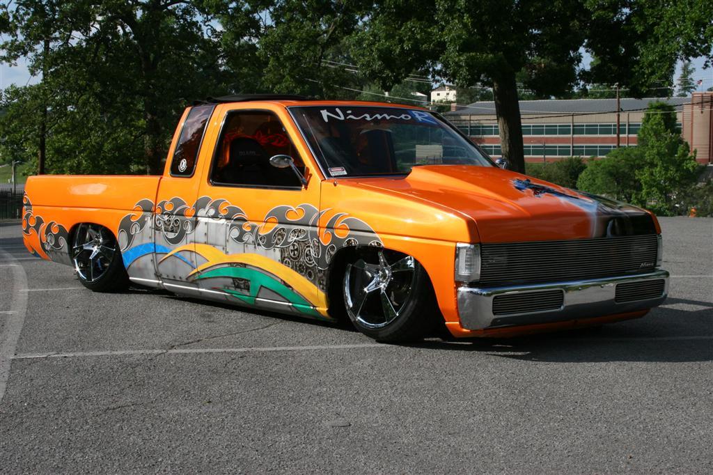 A relevant stock photo of nissan hardbody custom in a typical setting.