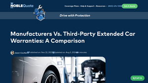 Manufacturers Vs. Third-Party Extended Car Warranties: A Comparison - automobile warranties by manufacturer