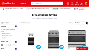 Freestanding Ovens For Sale Online in NZ - Noel Leeming - stand alone residential oven us manufacturer