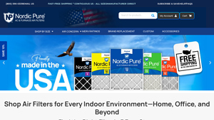Air Filters | AC Filters & Furnace Filters | Nordic Pure - usa pleated air filters manufacturer