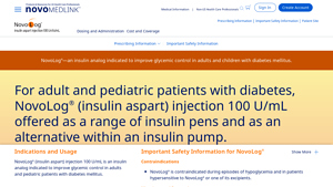NovoLog® (insulin aspart) injection 100 U/mL Official HCP Website - novolog manufacturer