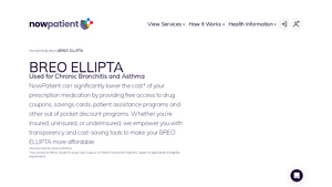 BREO ELLIPTA Coupon, Savings Card and Patient Assistance - breo ellipta manufacturer assistance program