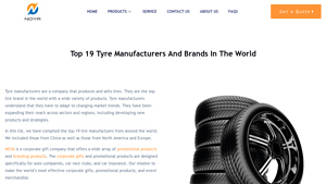 Top 19 Tyre Manufacturers and Brands in The World - Noya - biggest tire manufacturer in the world