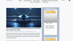 Top 10 US Military Drone Manufacturers Leading the Industry in 2025 - largest drone manufacturer