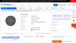 CR1620-BULK | ZEUS Battery Products - Ntemall - cr1620 bulk