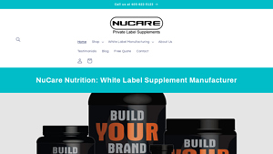 NuCare Nutrition: White Label Supplement Manufacturer - sport supplement manufacturer