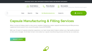 Capsule Manufacturing - NUTRISPARK - capsule manufacturer