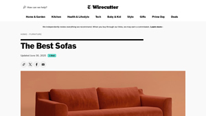 The 7 Best Sofas of 2025 | Reviews by Wirecutter - The New York Times - furniture from manufacturer