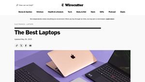 The 8 Best Laptops of 2025 | Reviews by Wirecutter - best laptop manufacturer