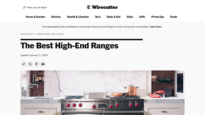 The Best High-End Ranges | Reviews by Wirecutter - The New York Times - stand alone residential oven us manufacturer