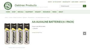 AA Alkaline Batteries (4 / pack) - Oaktree Products - aa batteries bulk