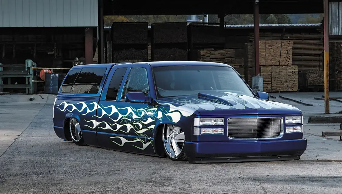 A relevant stock photo of obs chevy custom in a typical setting.