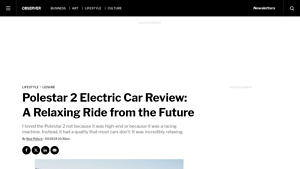 Polestar 2 Electric Car Review: A Relaxing Ride from the Future - polestar electric car company