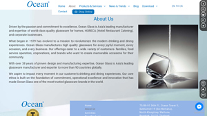 About Us | Ocean Brand - Ocean® glassware - glassware manufacturer