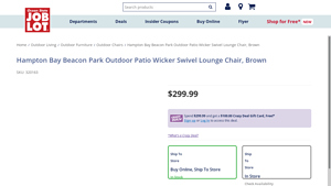 Hampton Bay Beacon Park Outdoor Patio Wicker Swivel Lounge ... - hampton bay patio furniture factory