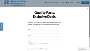OEM Honda Parts Warehouse - honda parts factory