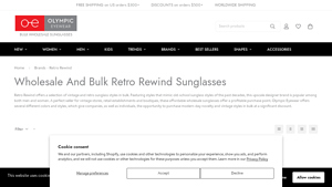 Wholesale and Bulk Retro Rewind Sunglasses - Olympic Eyewear - retro sunglasses bulk