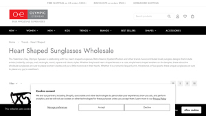 Heart Shaped Sunglasses Wholesale - Olympic Eyewear - heart sunglasses bulk