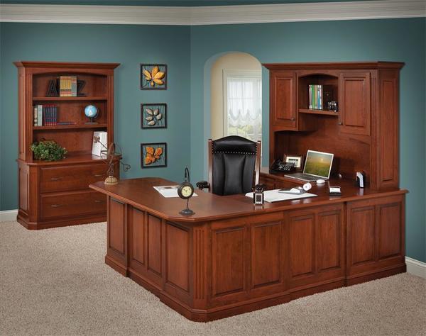 A relevant stock photo of office furniture custom in a typical setting.