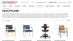 Healthcare - medical office furniture - OfficeChairsUSA - waiting room chairs wholesale
