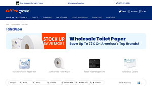 Bulk & Wholesale Toilet Paper - OfficeCrave - bathroom tissue paper bulk