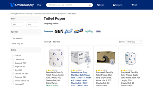 Shop for Toilet Paper, Paper Products & Dispensers | OfficeSupply ... - bathroom tissue paper bulk