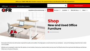 Shop New and Used Office Furniture - used office furniture company