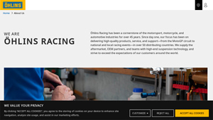 About Öhlins Racing | Premium Suspension Since 1976 - sweden shock manufacturer