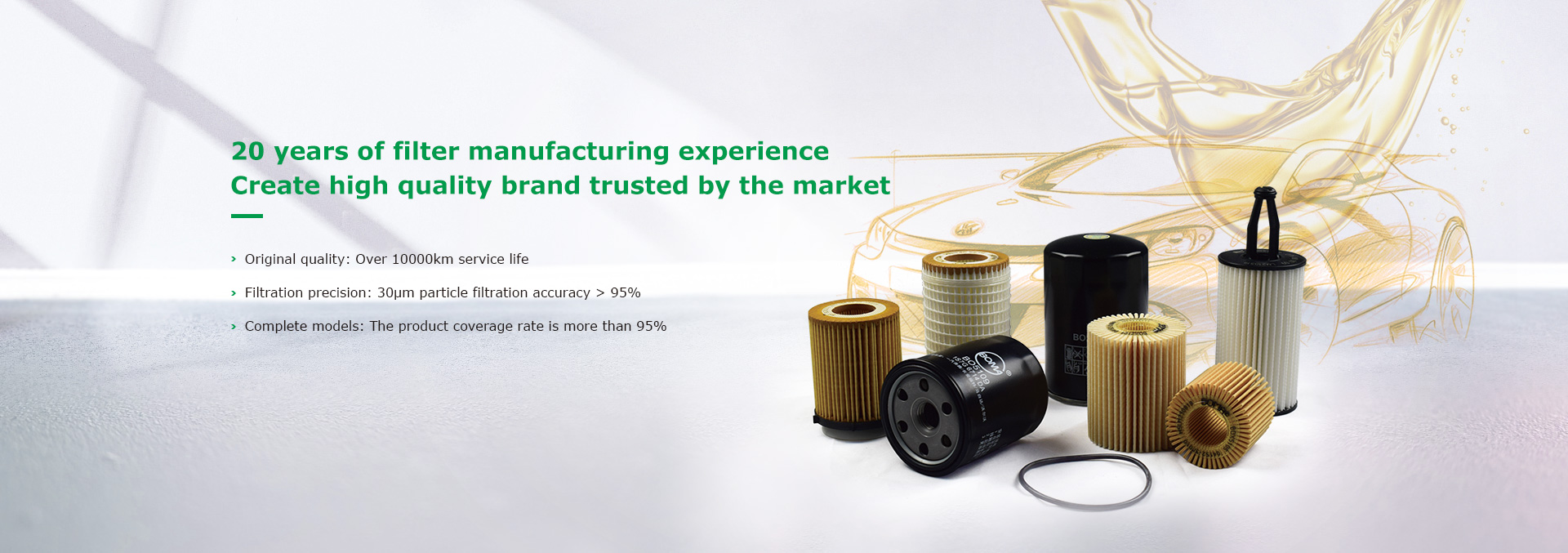 A relevant stock photo of oil filter manufacturer in a typical setting.
