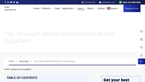 Top 10 Major Boiler Manufacturers and Suppliers - boiler manufacturer