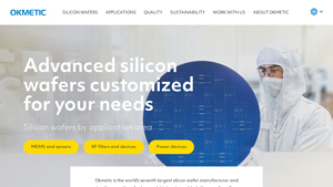 Okmetic | Advanced silicon wafers customized for your needs - silicon wafer manufacturer