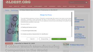 8 Oldest Watch Manufacturing Companies in the World - oldest watch manufacturer