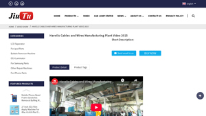 Havells Cables and Wires Manufacturing Plant Video 2015 - havells wire factory