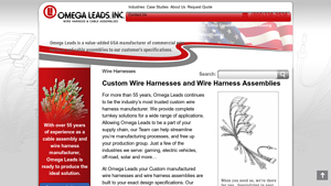Custom Wire Harness Manufacturer | Wiring Harnesses - Omega Leads - wiring harness manufacturer