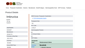 Imbruvica - RxCoverage Canada - imbruvica manufacturer