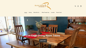 Rustic Home Interiors Custom Wood Furniture San Diego CA - rustic furniture company