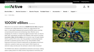 Best 1000W Motor eBikes 2024 - OOLACTIVE - 1000w electric bike factory