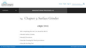 Chapter 5: Surface Grinder – Manufacturing Processes 4-5 - surface grinding machine factory
