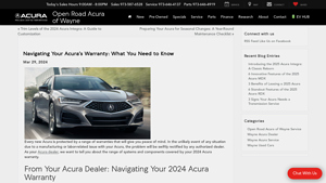 Navigating Your Acura's Warranty: What You Need to Know - acura manufacturer warranty