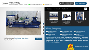 O.P.S. UDYOG - Manufacturer of Lathe Machine & Shaper Machine from Batala - opposite manufacturer