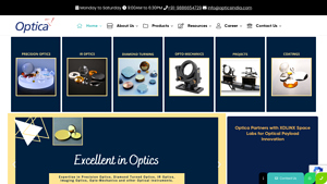 Precision Optics Manufacturer & Supplier - Optica - optical products manufacturer