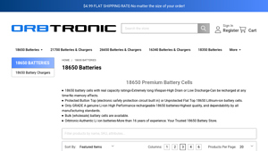 18650 Battery - Short Circuit Protected | Premium Li-ion Quality - 18650 lithium battery bulk