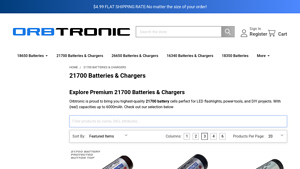 21700 Batteries Li-ion High Capacity - Orbtronic - 21700 battery bulk