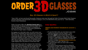 Buy 3D Glasses in BULK & Save!!! - 3d glasses bulk