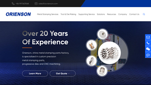Custom Precision Metal Stamping Manufacturer Services China | Orienson - stamping parts manufacturer