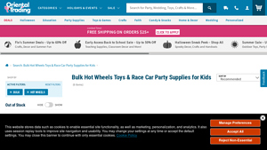 Bulk Hot Wheels Toys & Race Car Party Supplies - Oriental Trading - hot wheels bulk